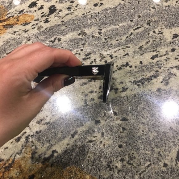 Black GUCCI Cat Eye Sunglasses - Picture 6 of 8